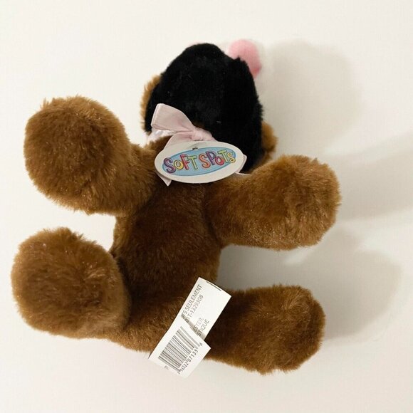 Ganz Soft Spots 4 Inch Easter Puppy Dog Schnitzel Bunny Ears Animal Plush - Picture 7 of 13